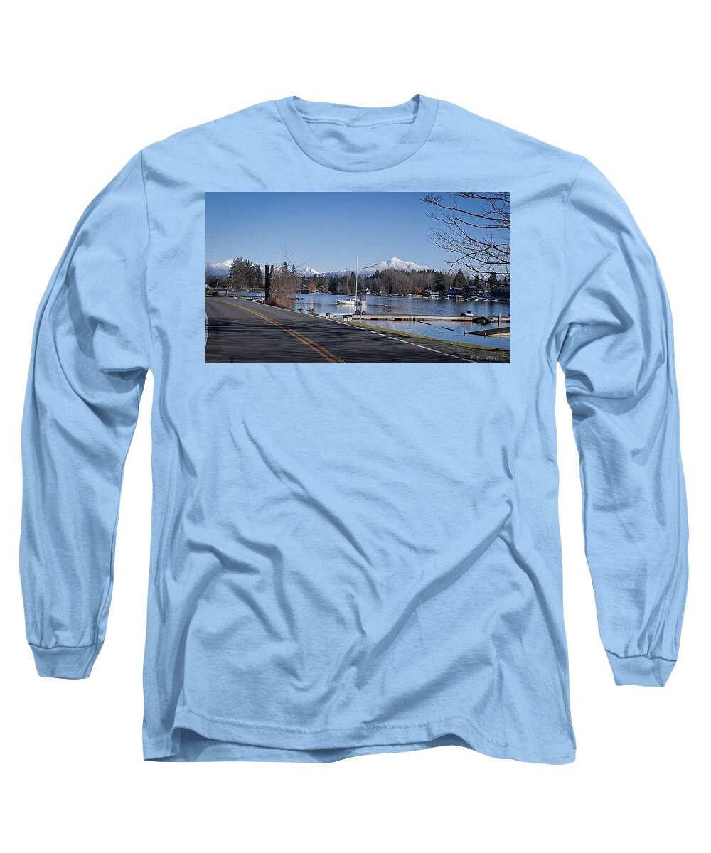 View of lake Steven - Long Sleeve T-Shirt