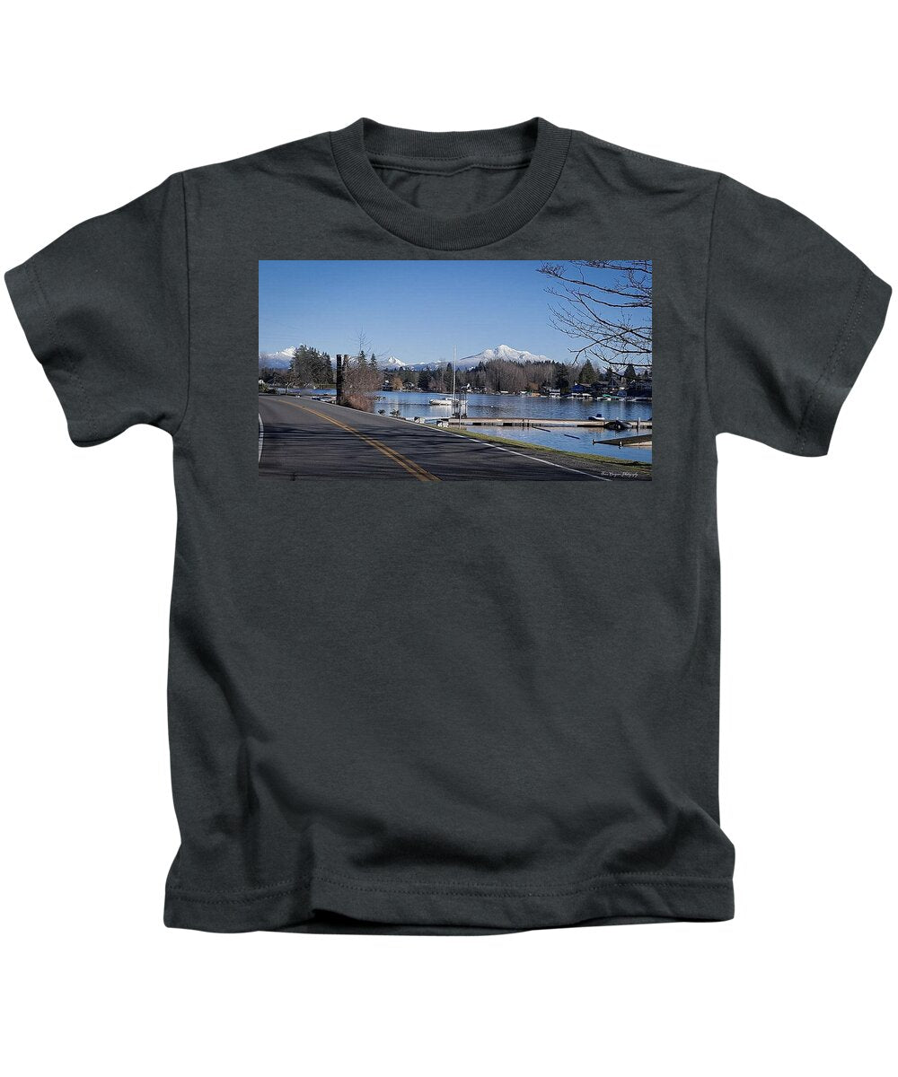 View of lake Steven - Kids T-Shirt