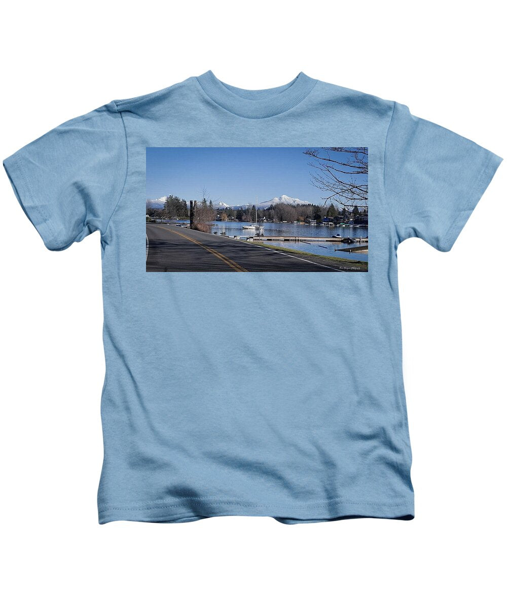 View of lake Steven - Kids T-Shirt
