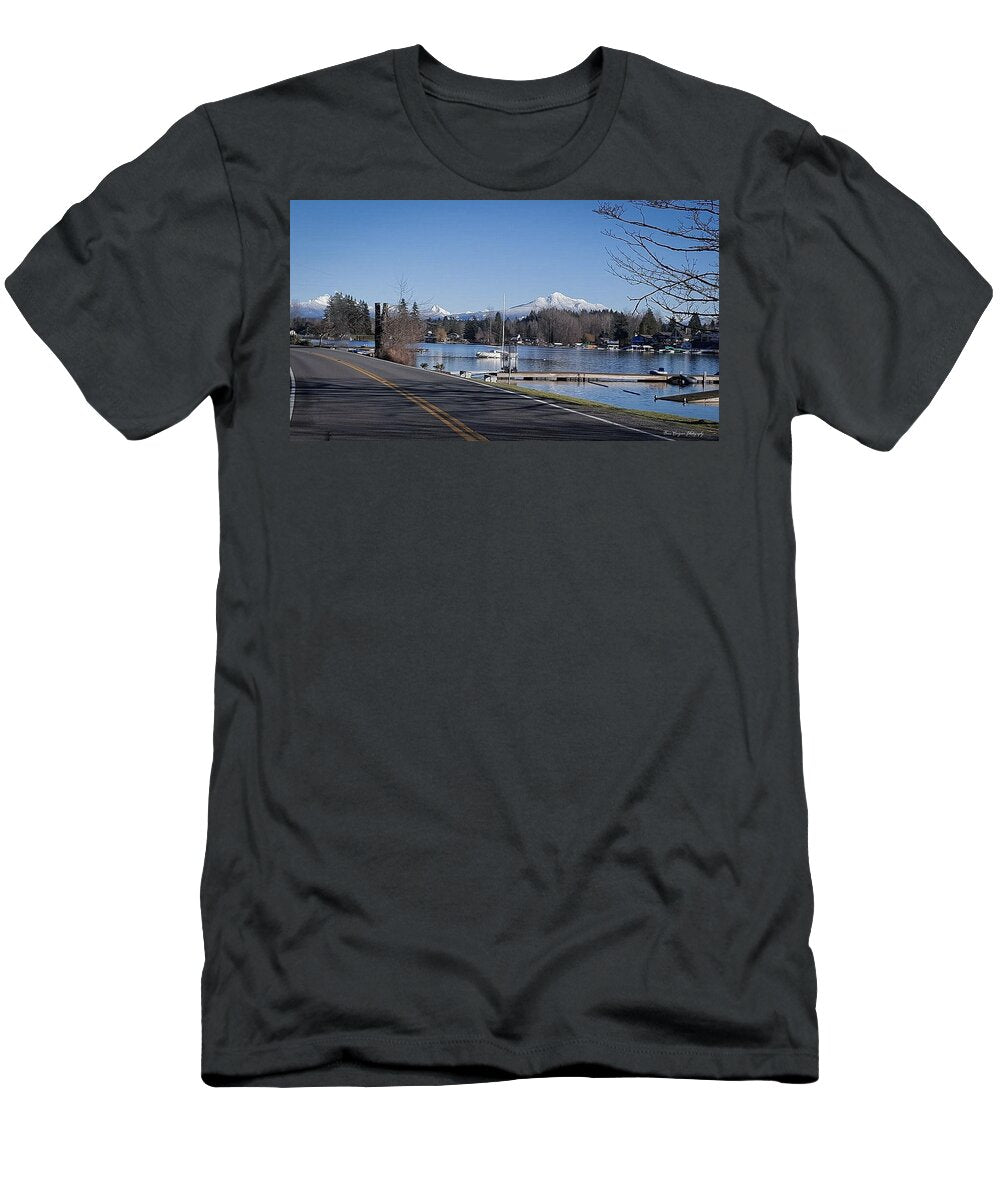 View of lake Steven - T-Shirt