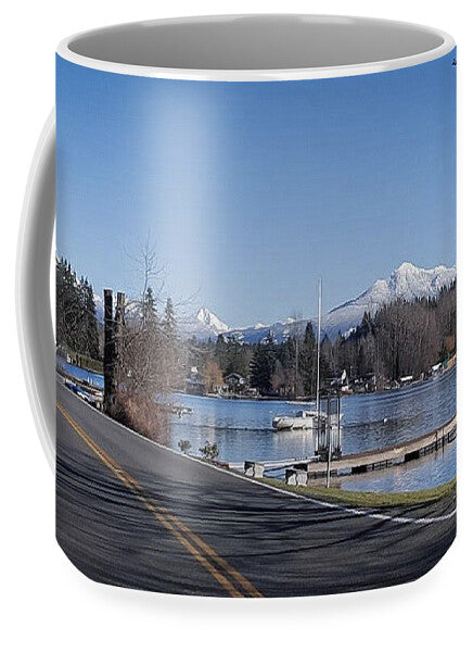 View of lake Steven - Mug