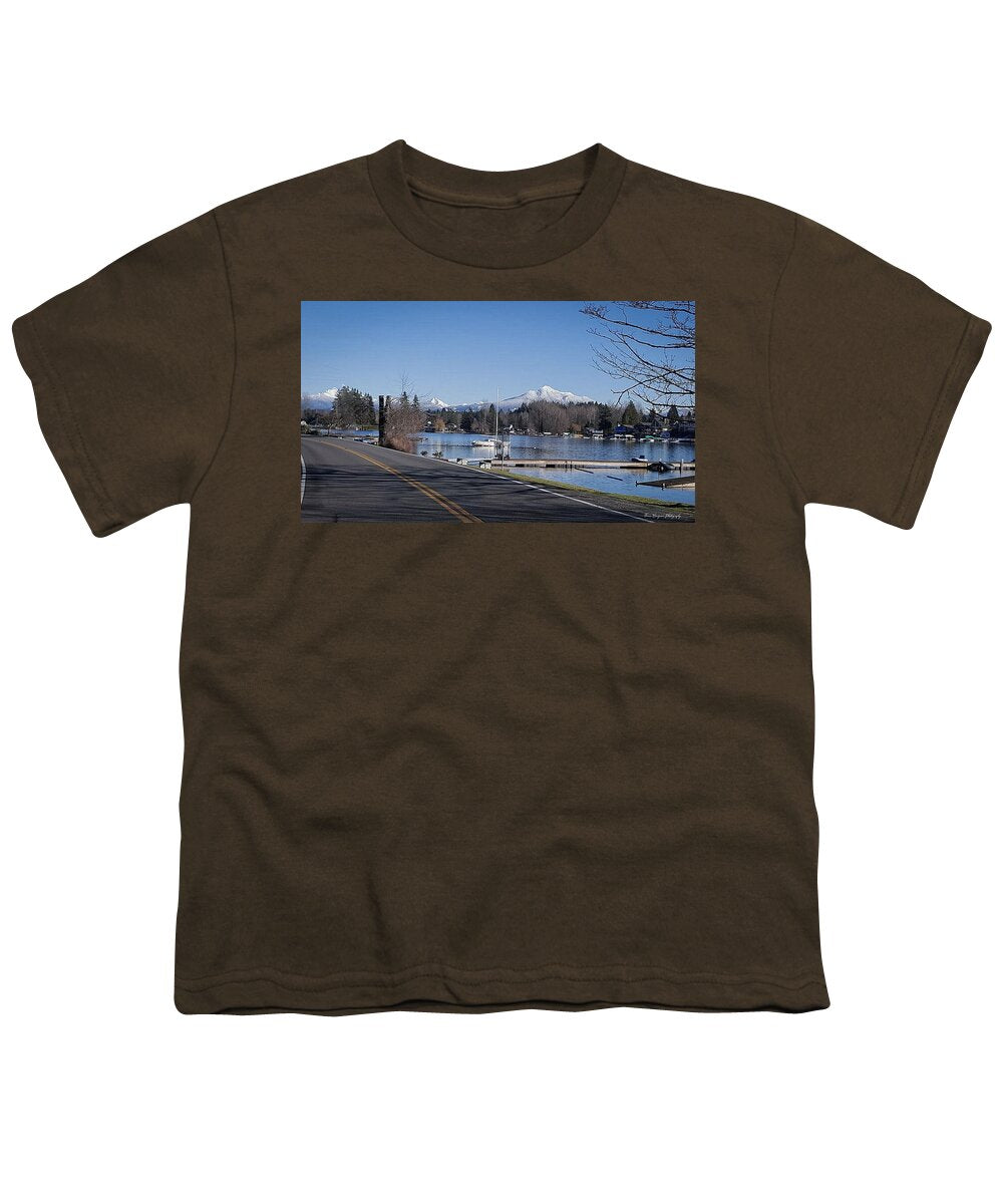 View of lake Steven - Youth T-Shirt