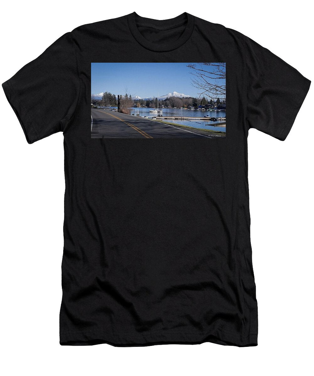 View of lake Steven - T-Shirt