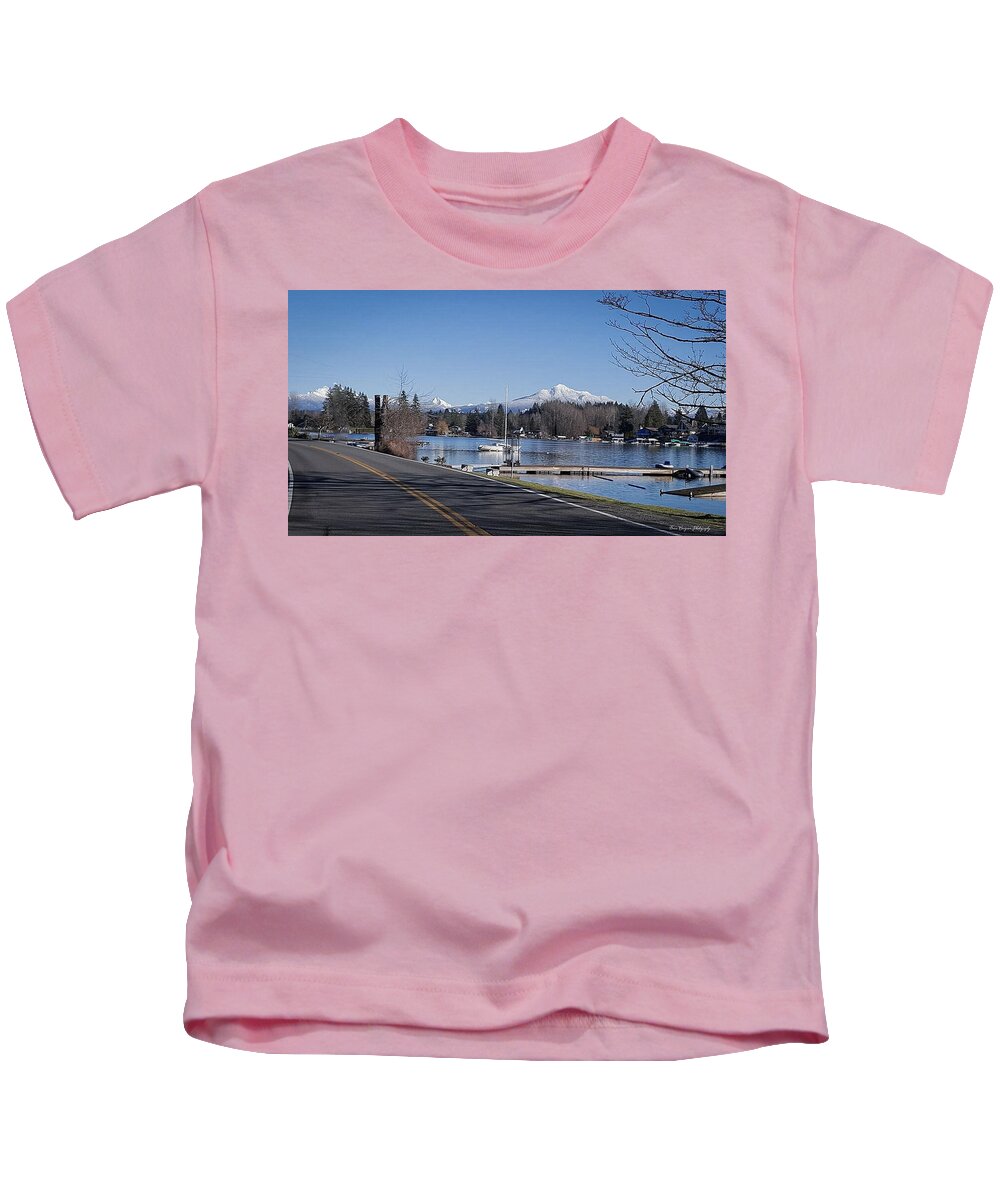 View of lake Steven - Kids T-Shirt
