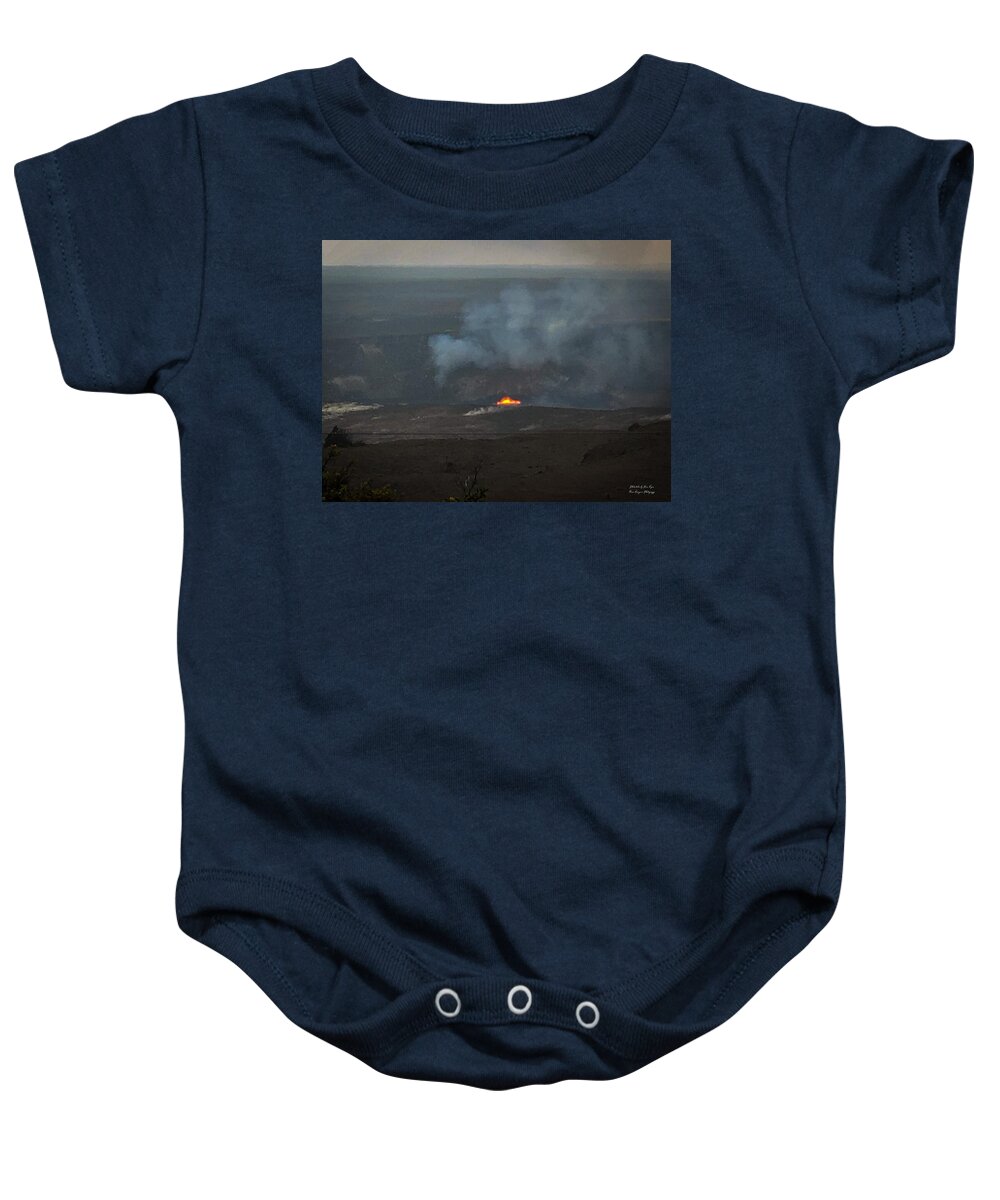 Volcano in Hawaii - Baby Onesie