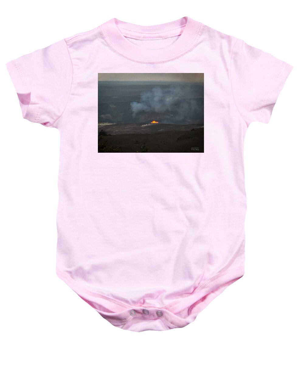 Volcano in Hawaii - Baby Onesie