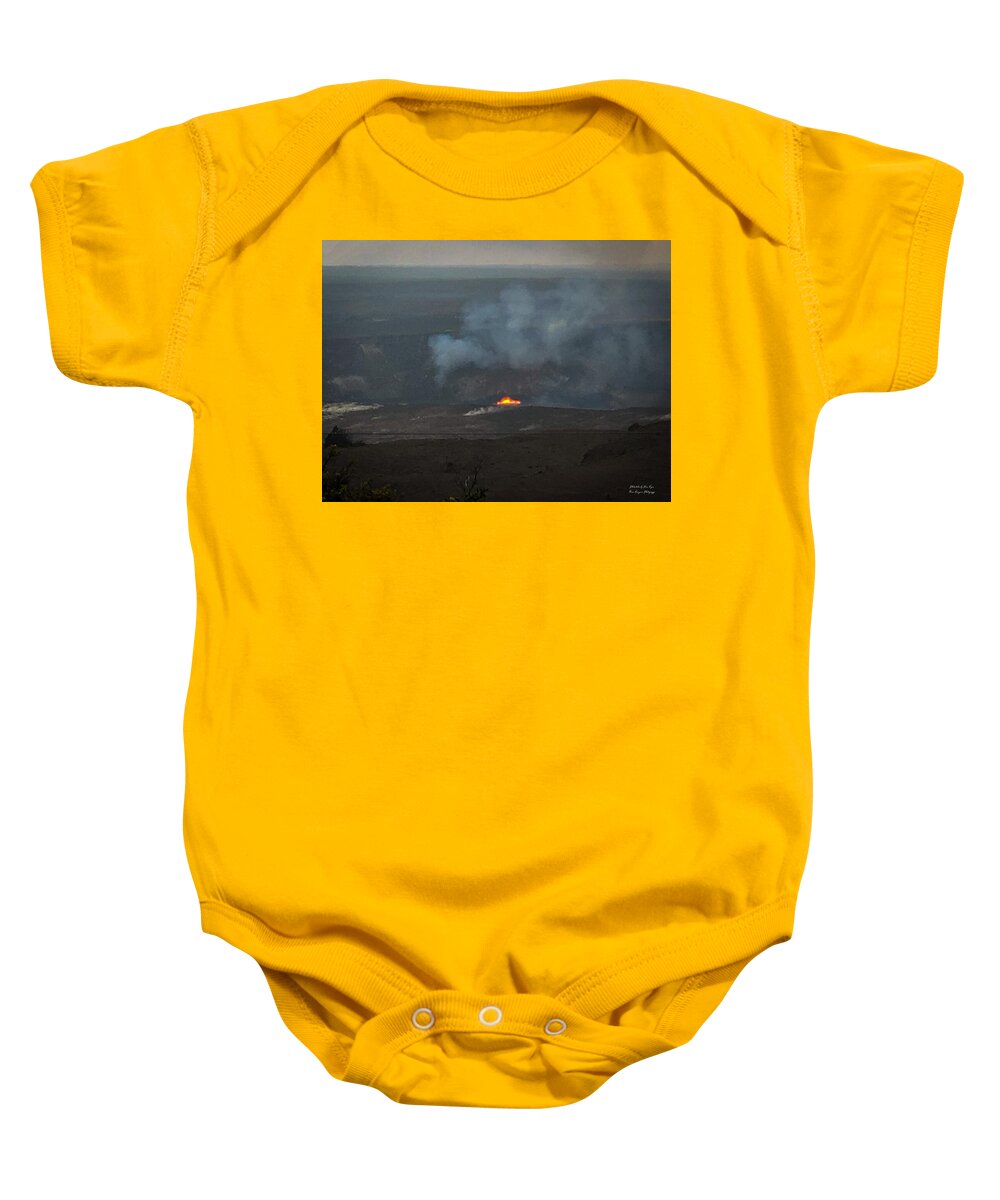 Volcano in Hawaii - Baby Onesie