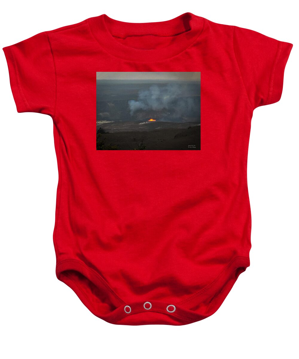 Volcano in Hawaii - Baby Onesie