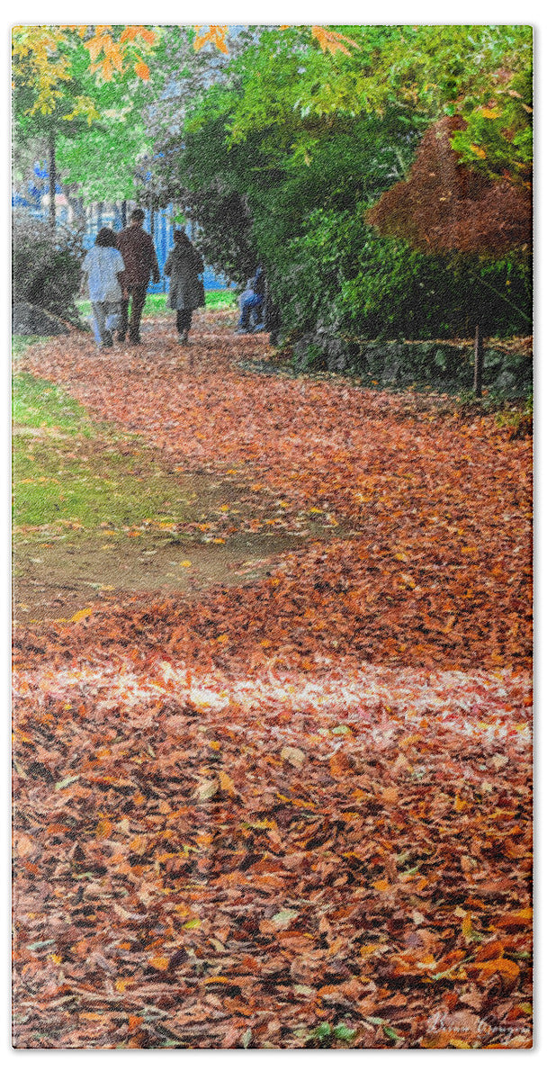 Walk along the park - Bath Towel