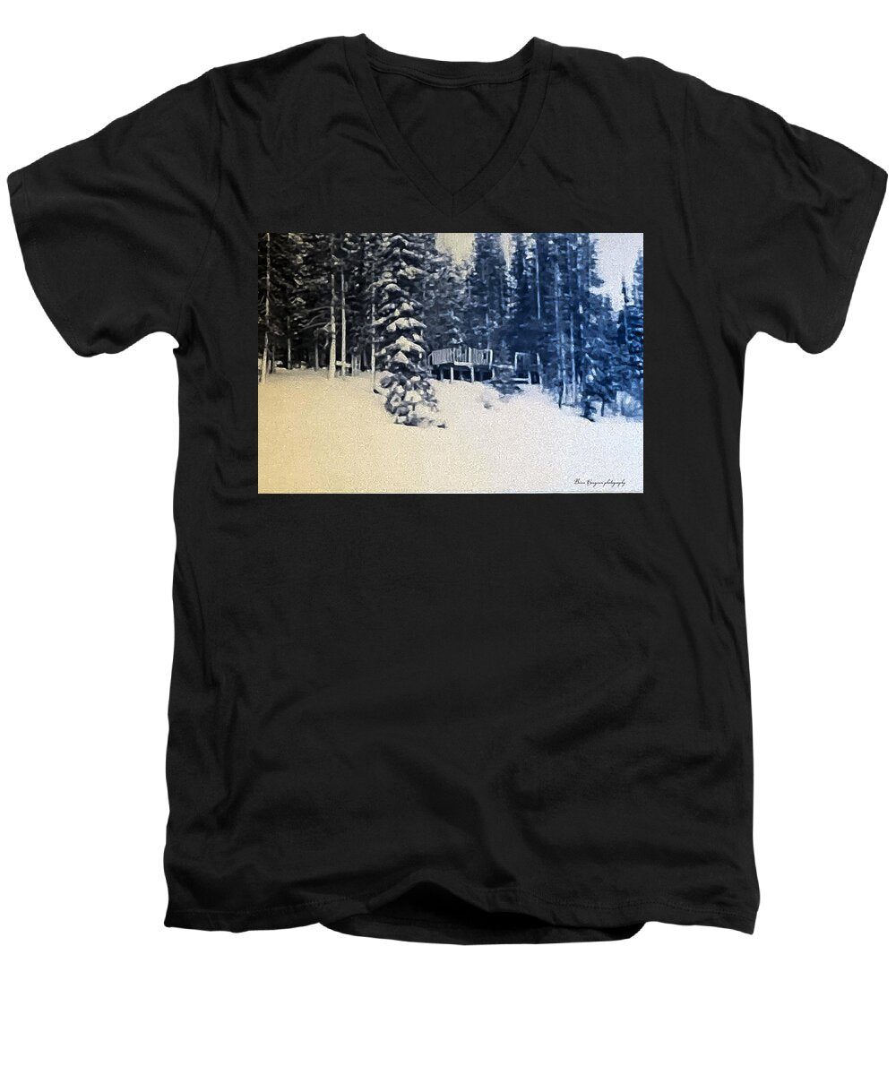 Winter - Men's V-Neck T-Shirt
