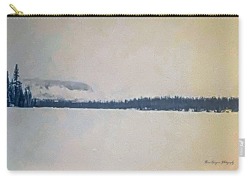 Winter lake - Zip Pouch