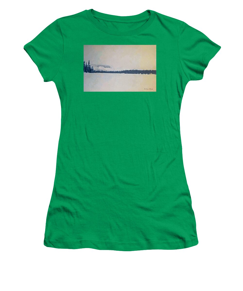 Winter lake - Women's T-Shirt