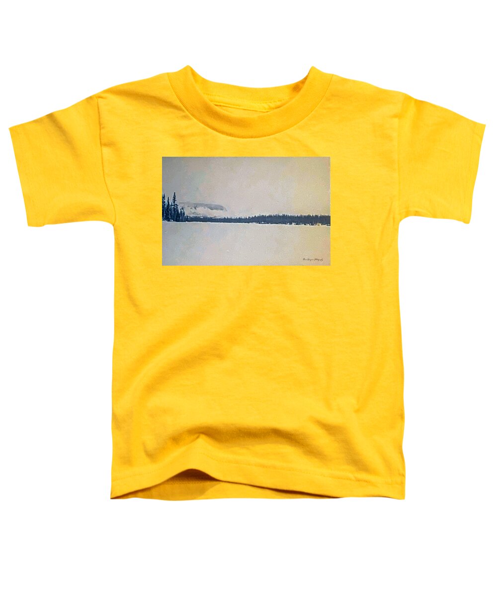 Winter lake - Toddler T-Shirt