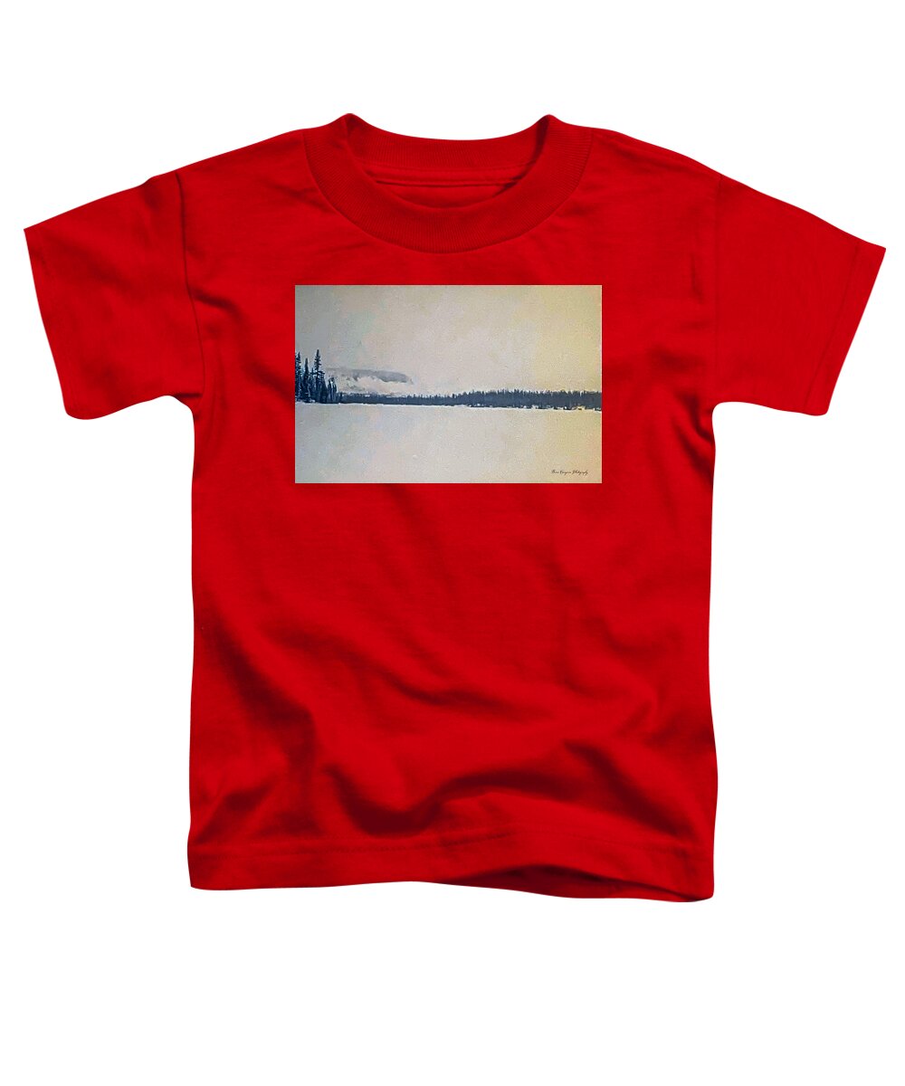 Winter lake - Toddler T-Shirt