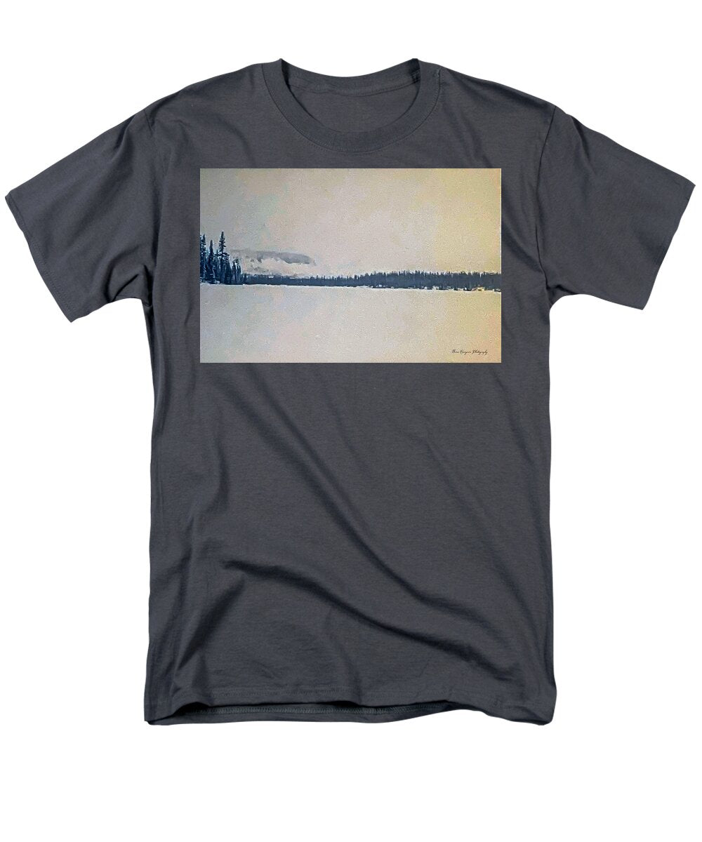 Winter lake - Men's T-Shirt (Regular Fit)