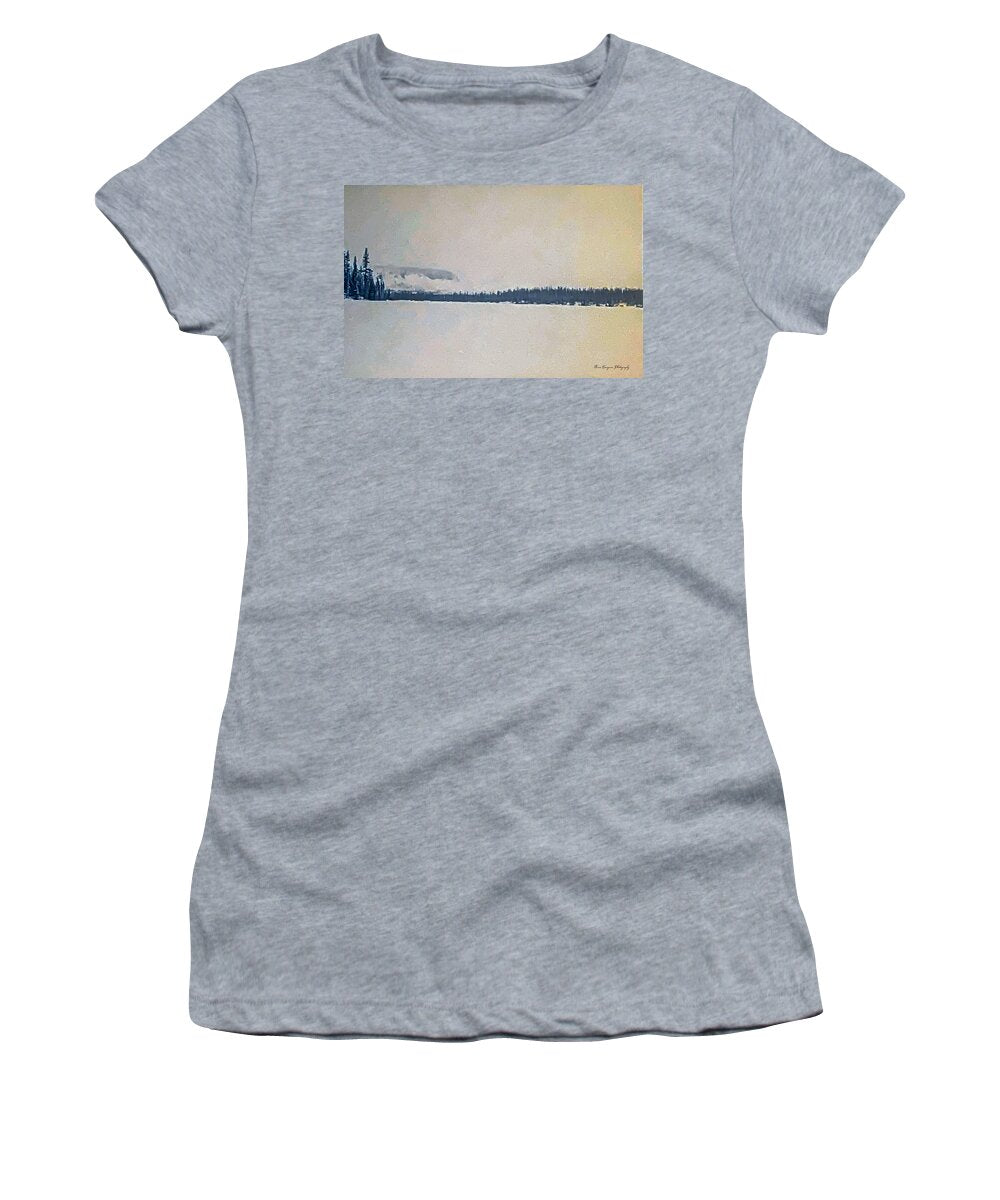 Winter lake - Women's T-Shirt