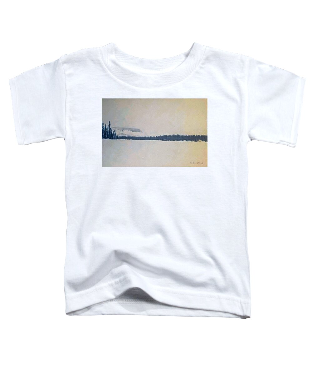 Winter lake - Toddler T-Shirt