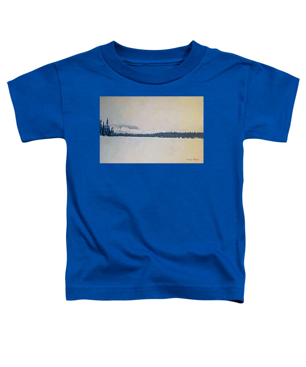 Winter lake - Toddler T-Shirt