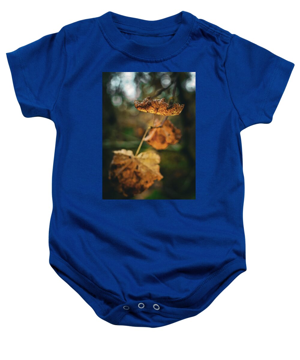 Yellow leaves - Baby Onesie