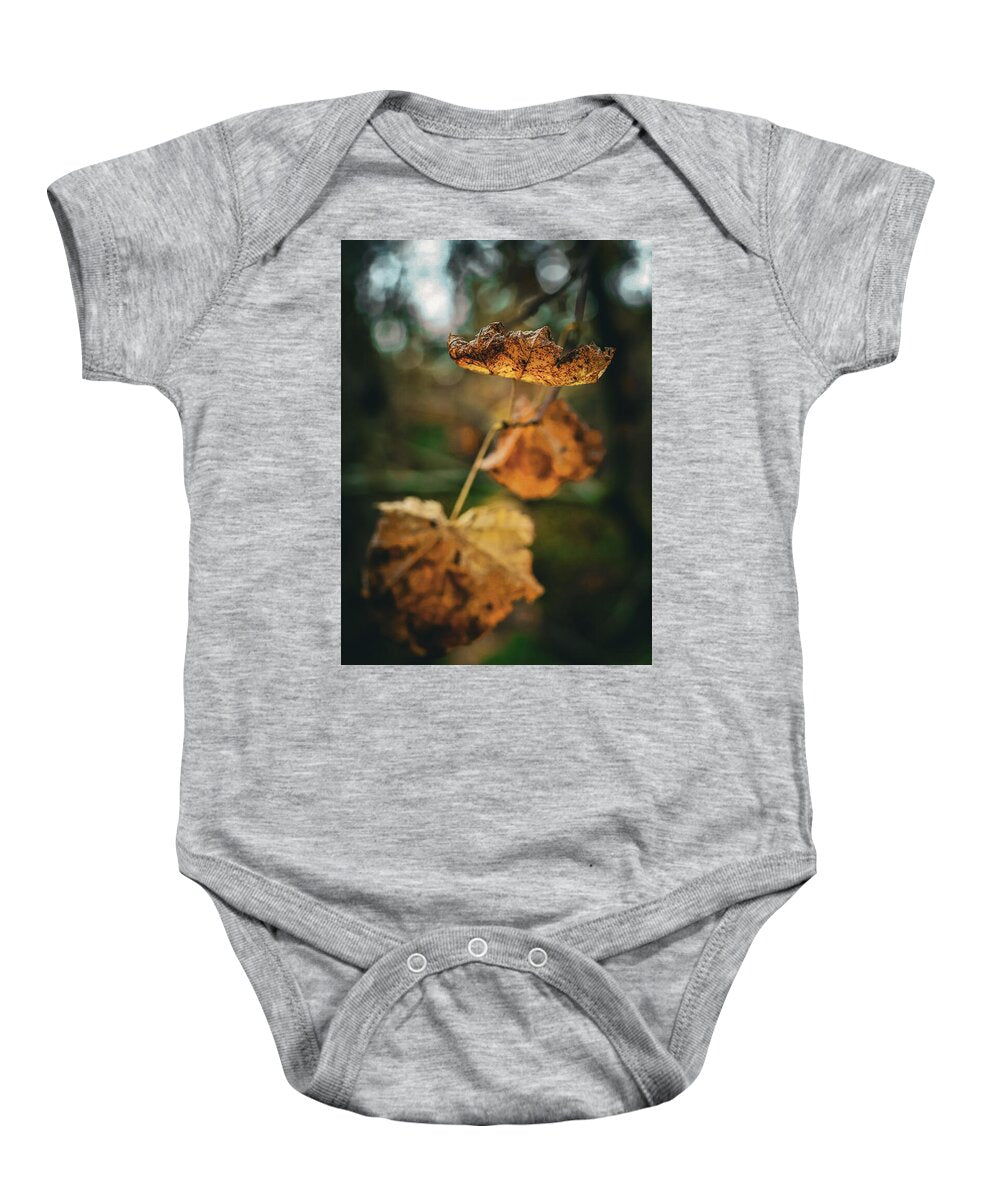 Yellow leaves - Baby Onesie