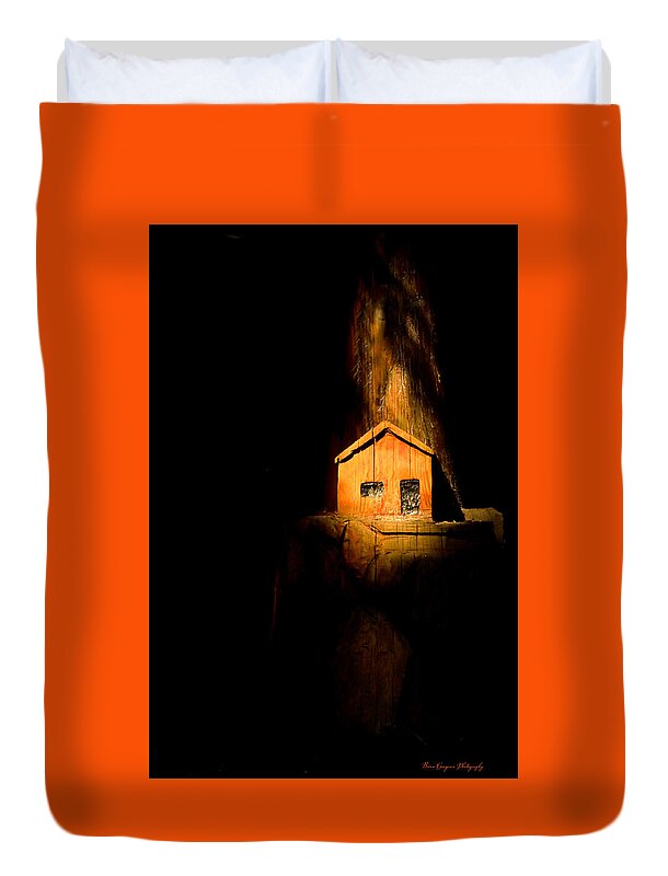 Yellow light house - Duvet Cover