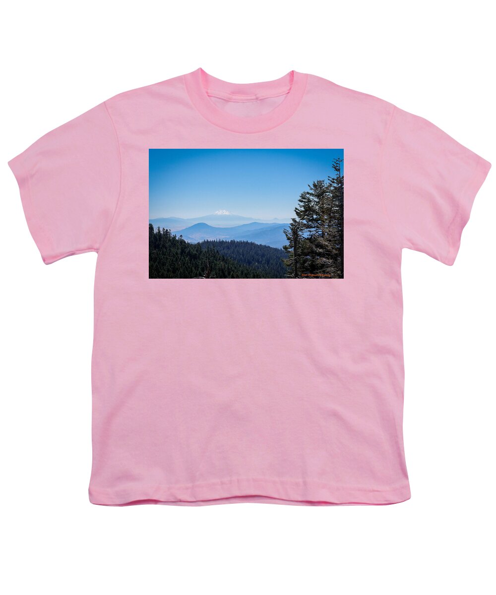 Mt Shasta in the haze #1 - Youth T-Shirt