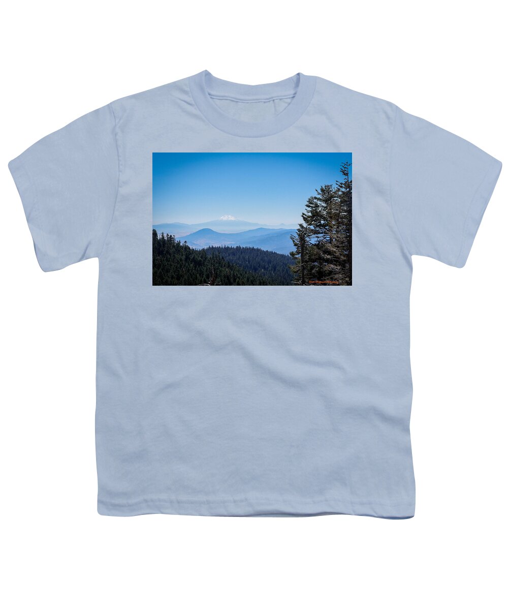 Mt Shasta in the haze #1 - Youth T-Shirt