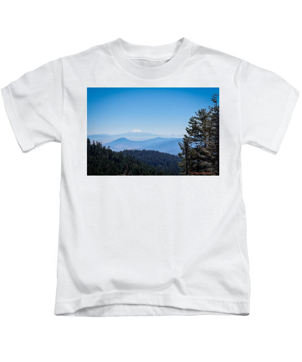 Mt Shasta in the haze #1 - Kids T-Shirt