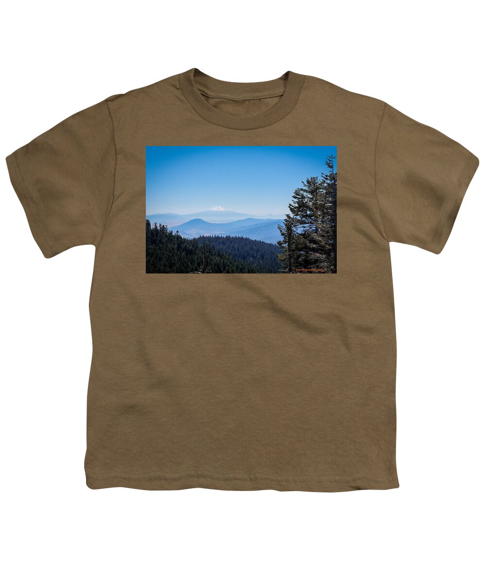 Mt Shasta in the haze #1 - Youth T-Shirt