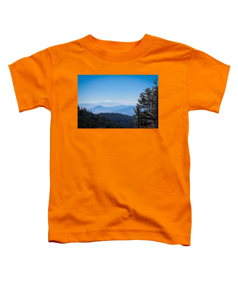 Mt Shasta in the haze #1 - Toddler T-Shirt