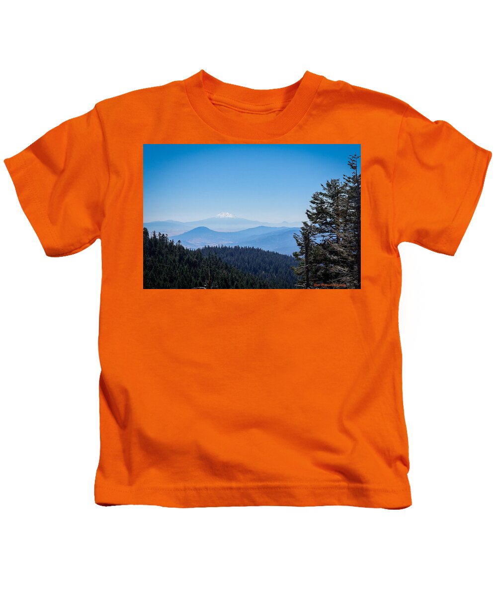Mt Shasta in the haze #1 - Kids T-Shirt