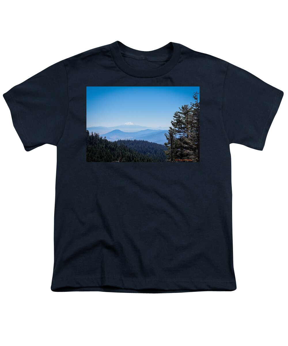 Mt Shasta in the haze #1 - Youth T-Shirt