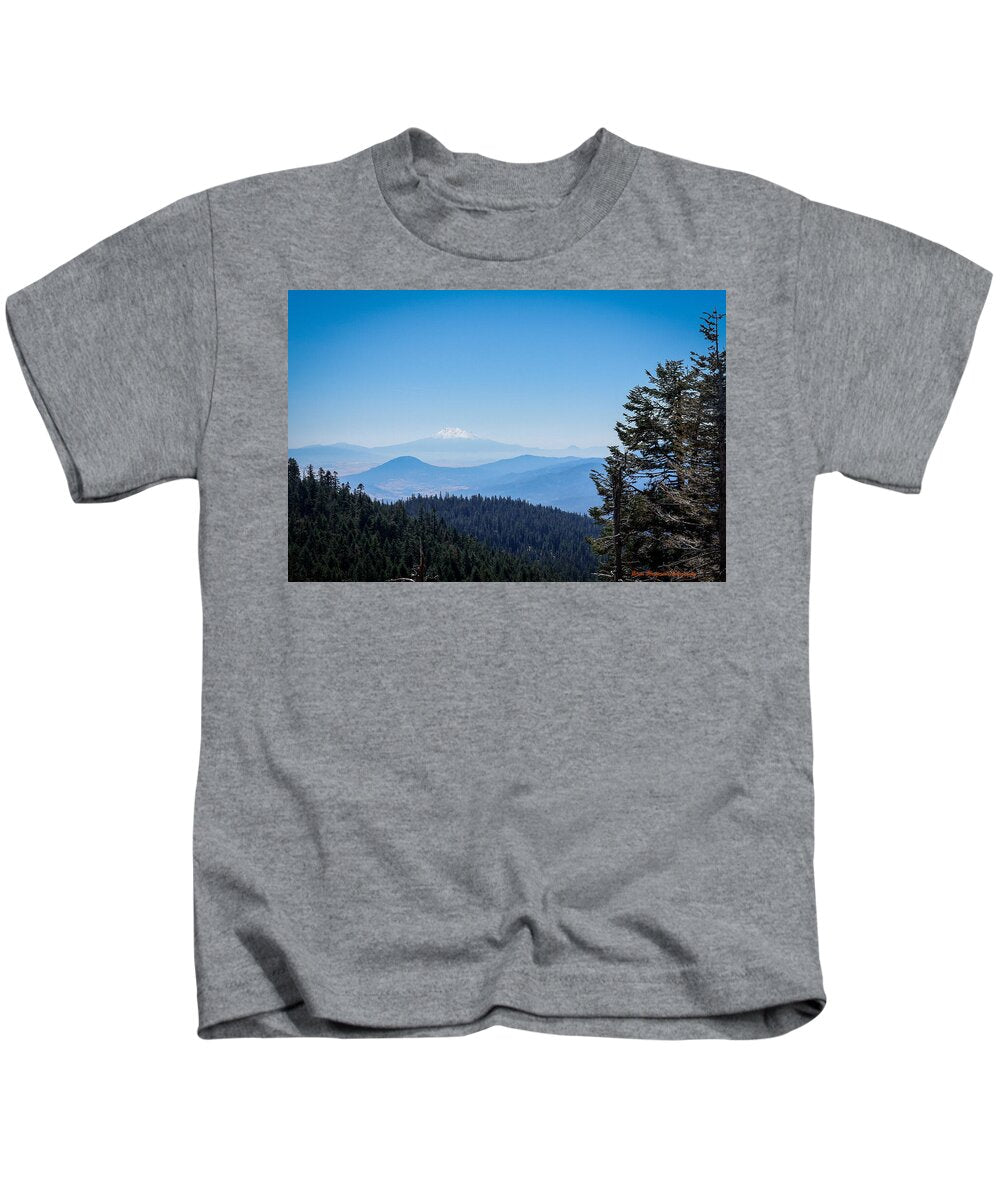 Mt Shasta in the haze #1 - Kids T-Shirt