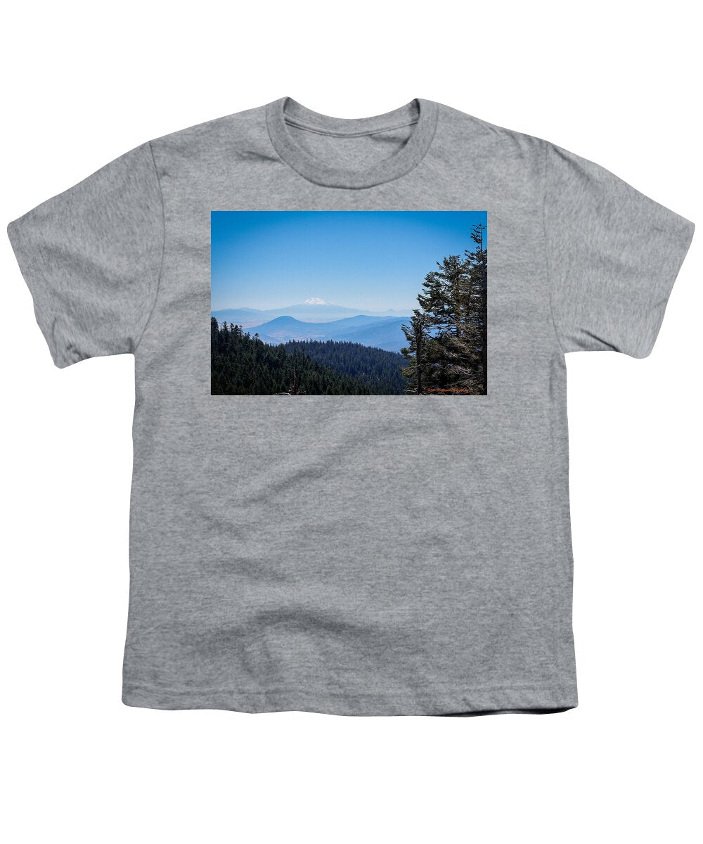 Mt Shasta in the haze #1 - Youth T-Shirt