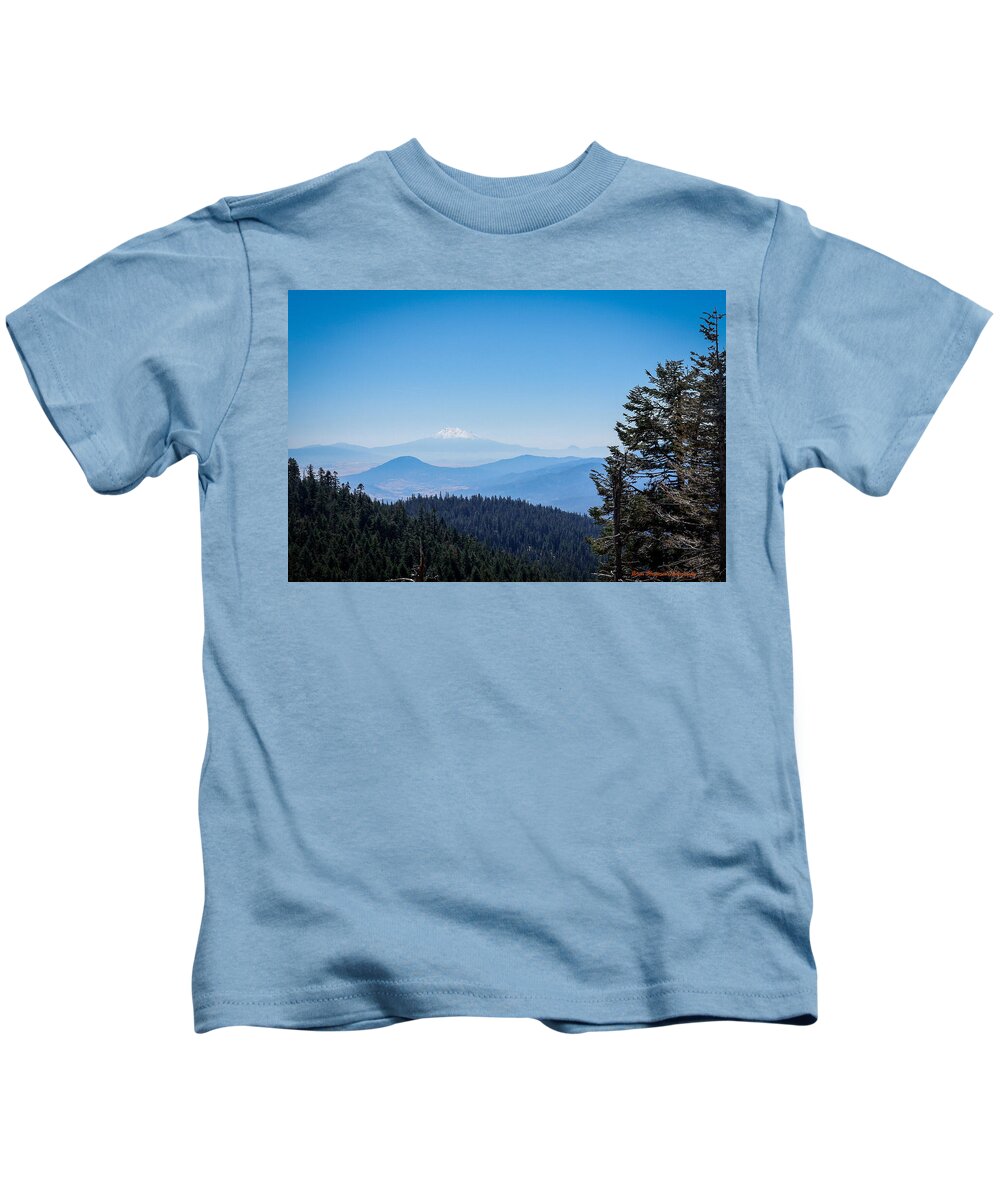 Mt Shasta in the haze #1 - Kids T-Shirt