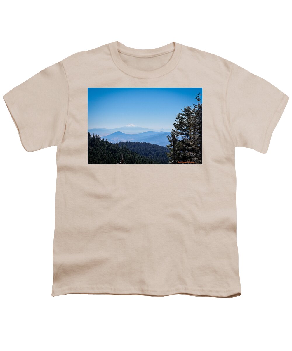 Mt Shasta in the haze #1 - Youth T-Shirt
