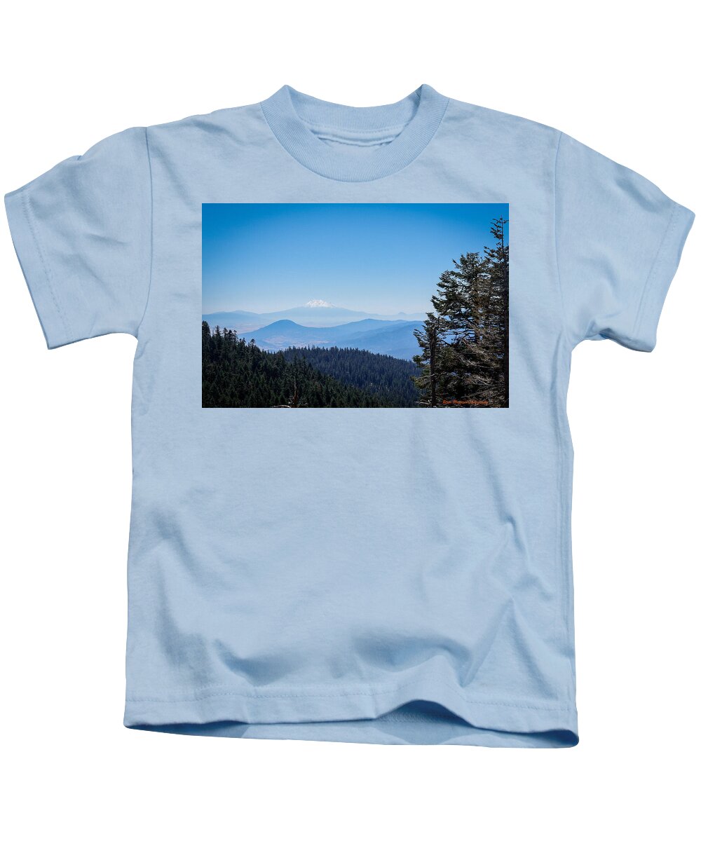 Mt Shasta in the haze #1 - Kids T-Shirt