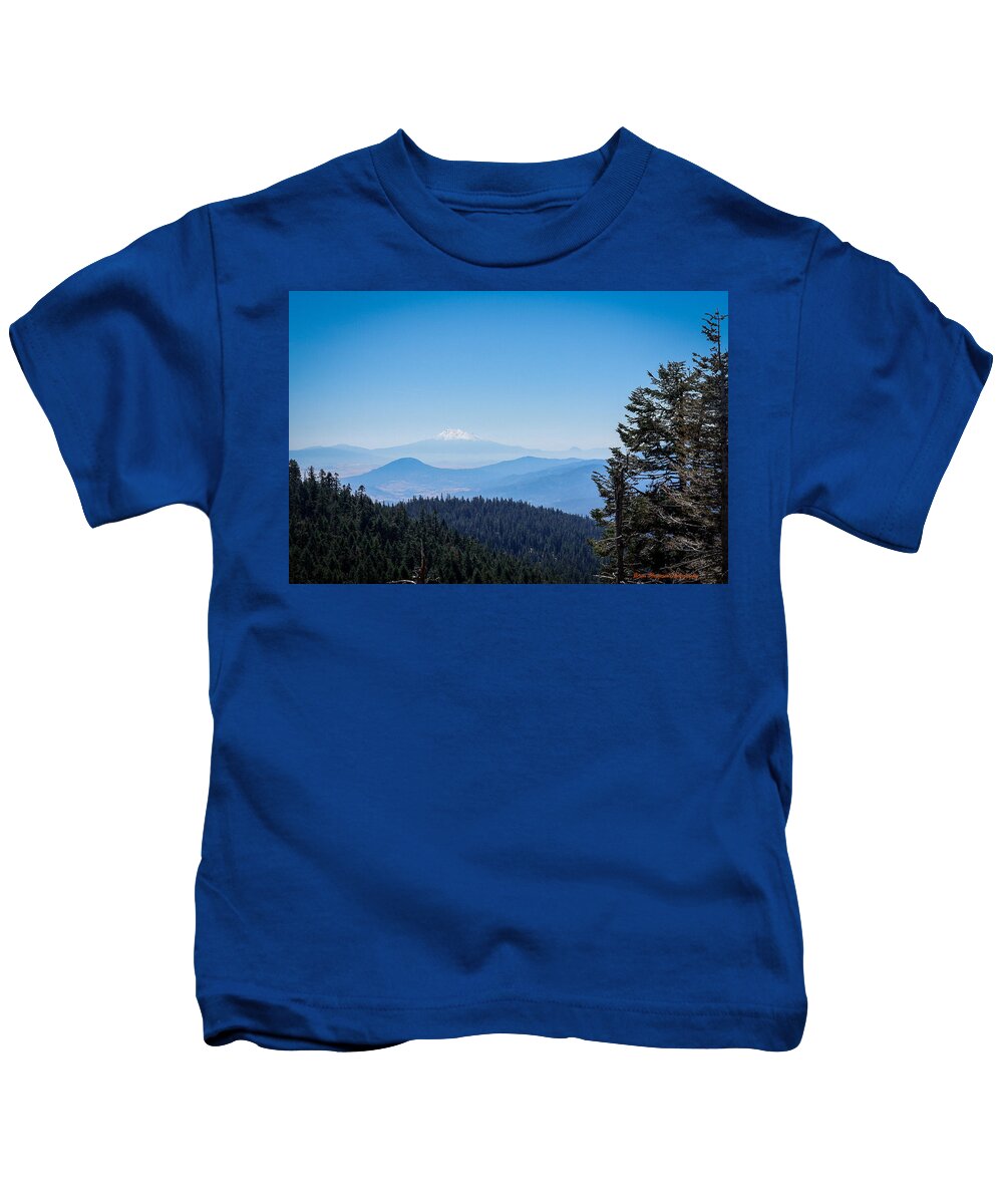 Mt Shasta in the haze #1 - Kids T-Shirt