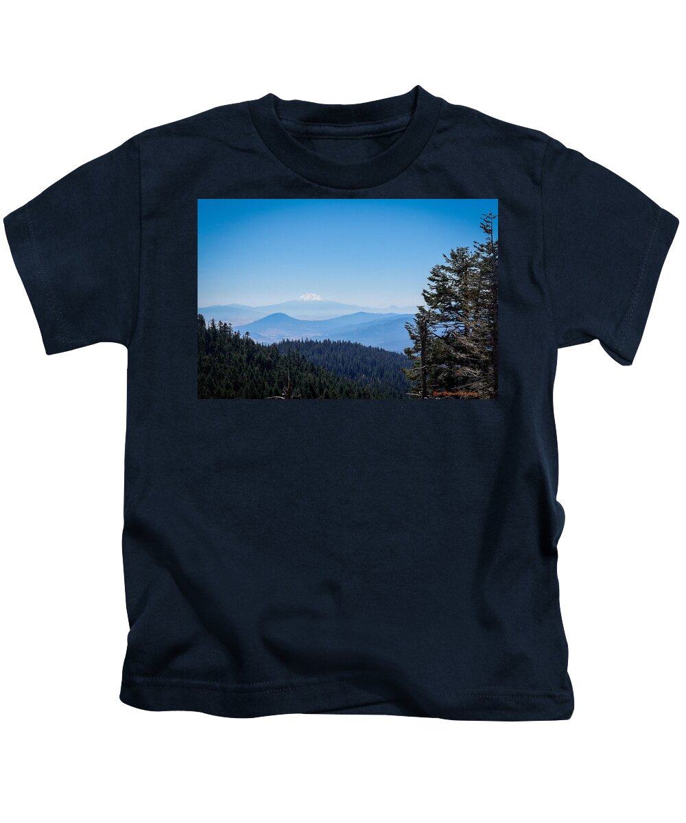 Mt Shasta in the haze #1 - Kids T-Shirt