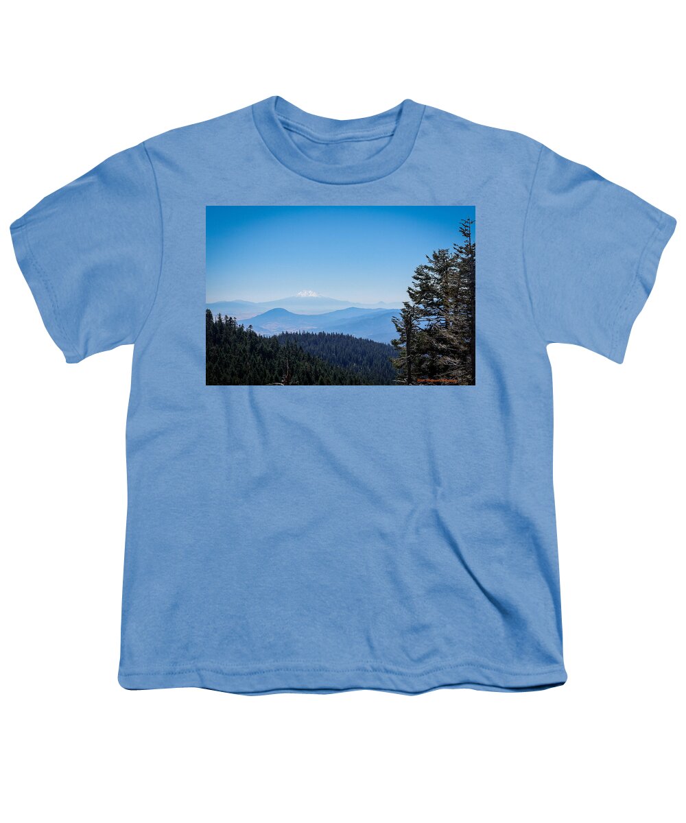 Mt Shasta in the haze #1 - Youth T-Shirt