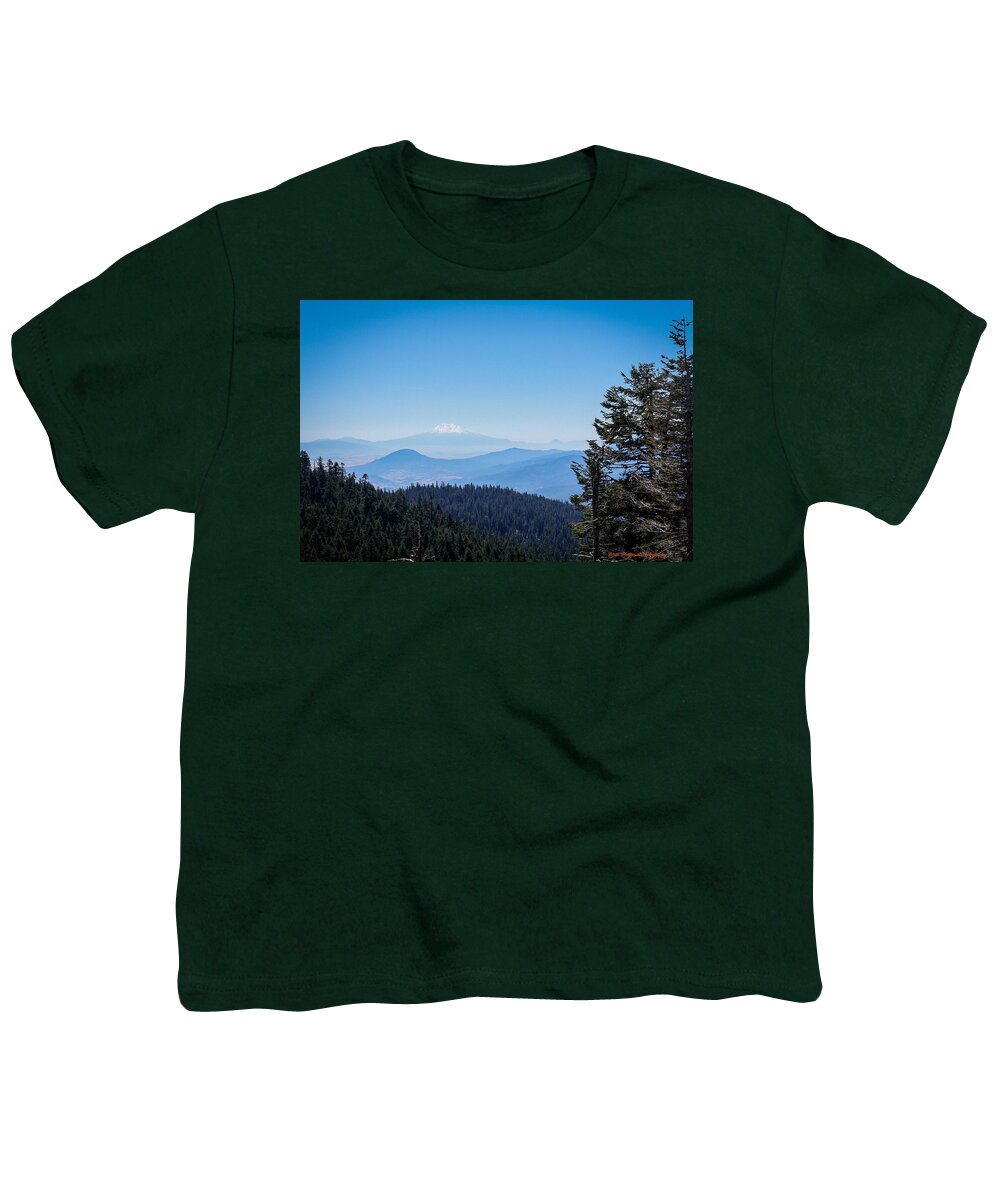 Mt Shasta in the haze #1 - Youth T-Shirt