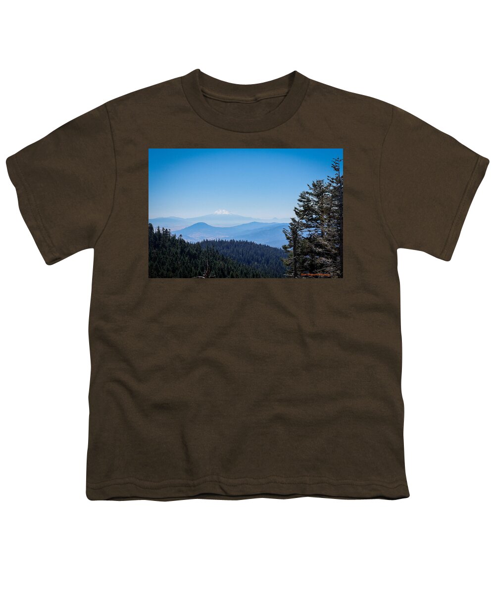 Mt Shasta in the haze #1 - Youth T-Shirt