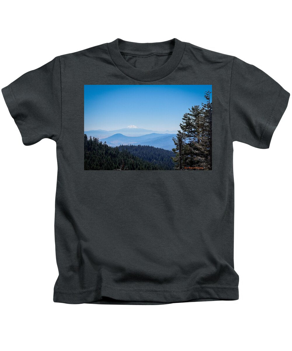 Mt Shasta in the haze #1 - Kids T-Shirt