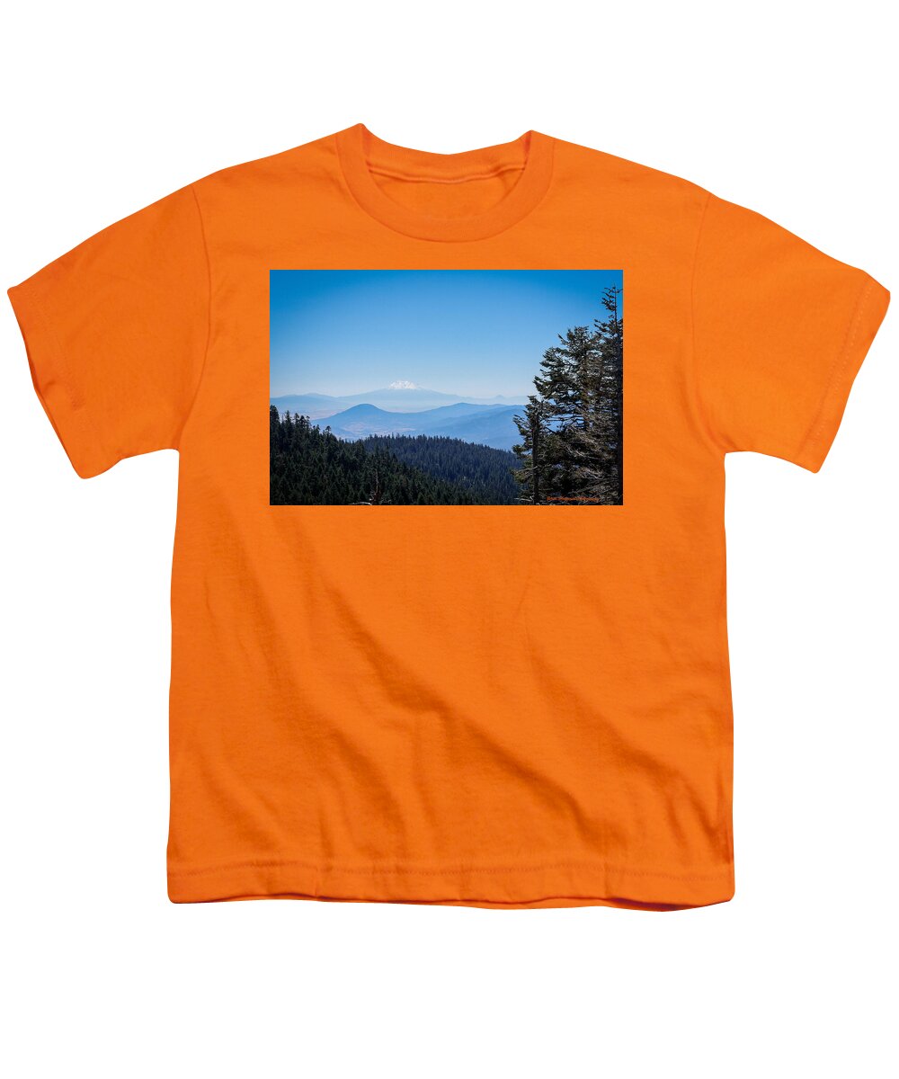 Mt Shasta in the haze #1 - Youth T-Shirt
