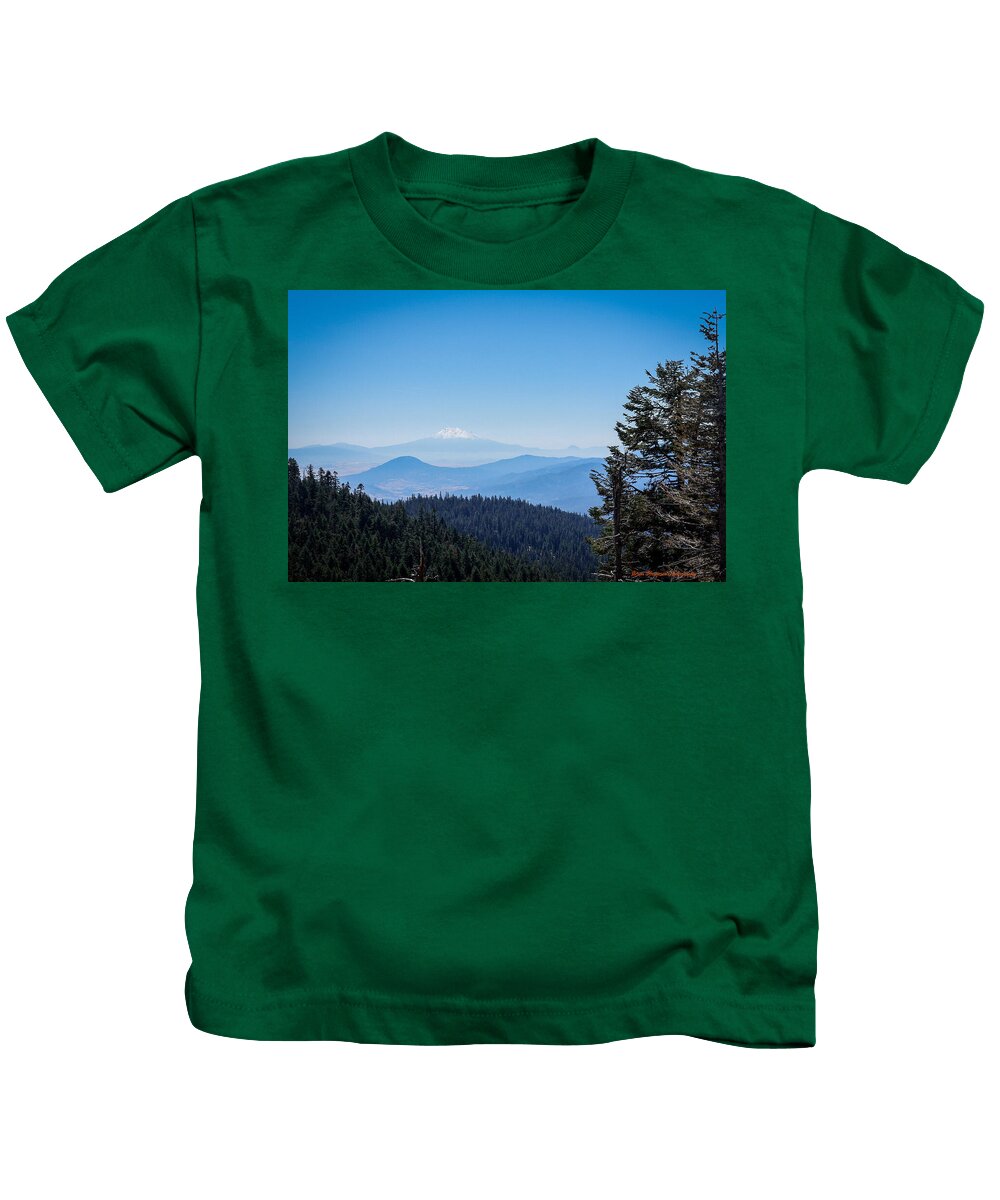 Mt Shasta in the haze #1 - Kids T-Shirt