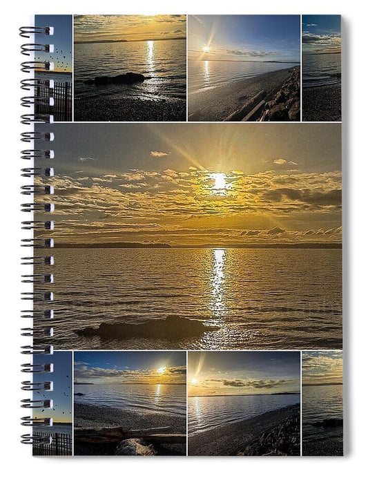 Sunsets  1 - Spiral Notebook