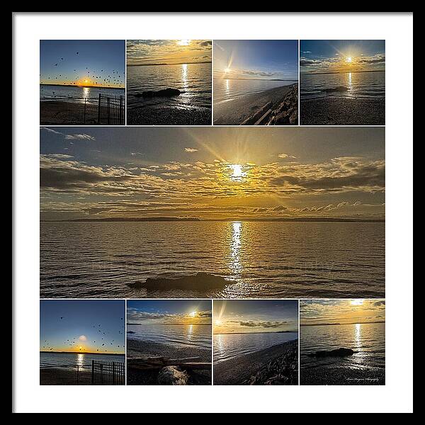 Sunsets  1 - Framed Print