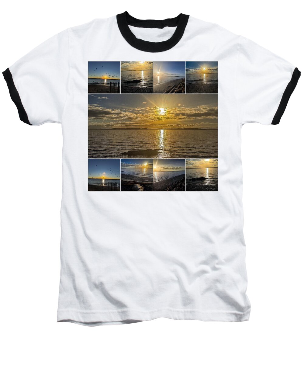 Sunsets  1 - Baseball T-Shirt