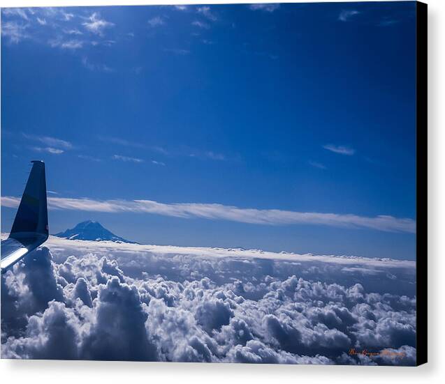 Above the clouds  - Canvas Print