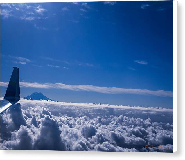 Above the clouds  - Canvas Print